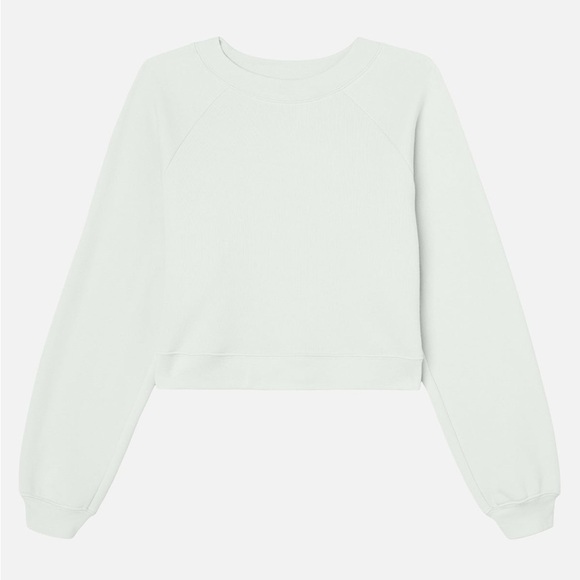 NWOT RARE Abercrombie & Fitch Soft AF Essential Crew in Blue Fog Size S - Picture 4 of 14